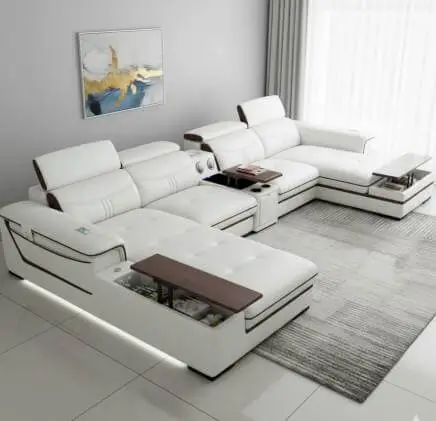 Custom U Shape Sofas Dubai