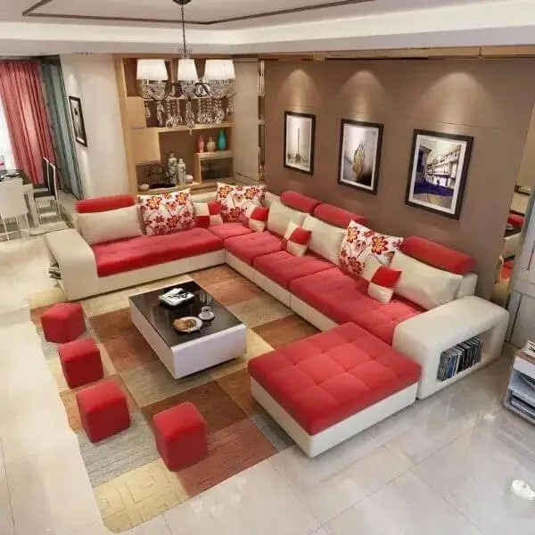 Luxury U Shape Sofa Gallery Dubai