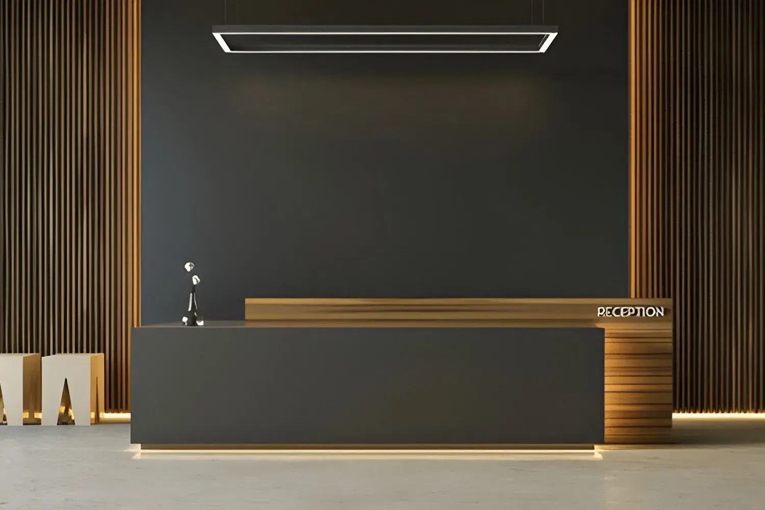 Modern Reception Counters Dubai