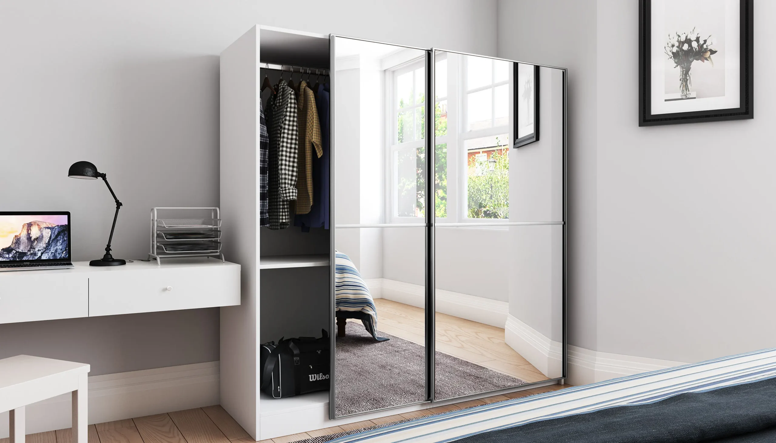 Mirror Sliding Wardrobes Dubai