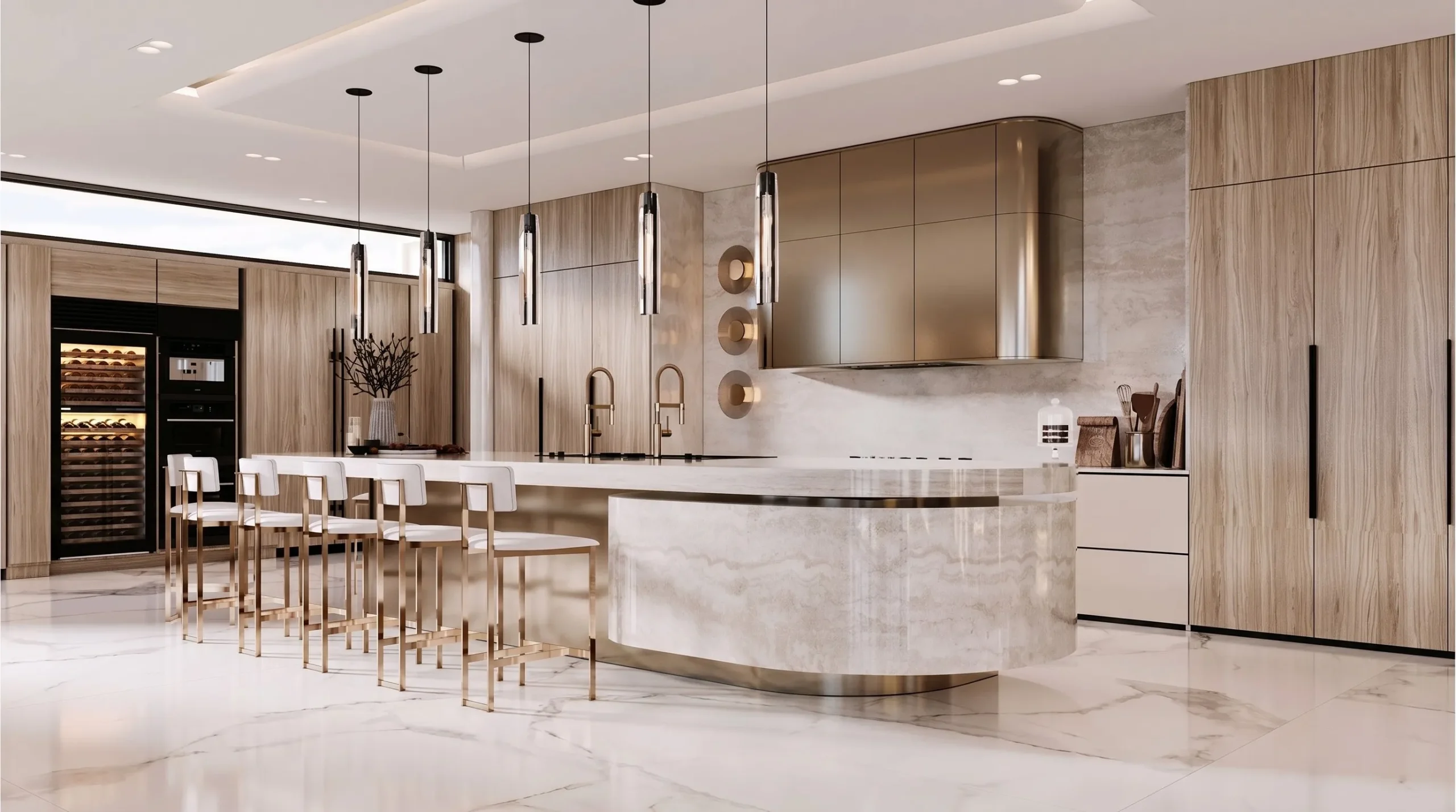 Custom kitchen installation in progress — Risala Furniture team Dubai