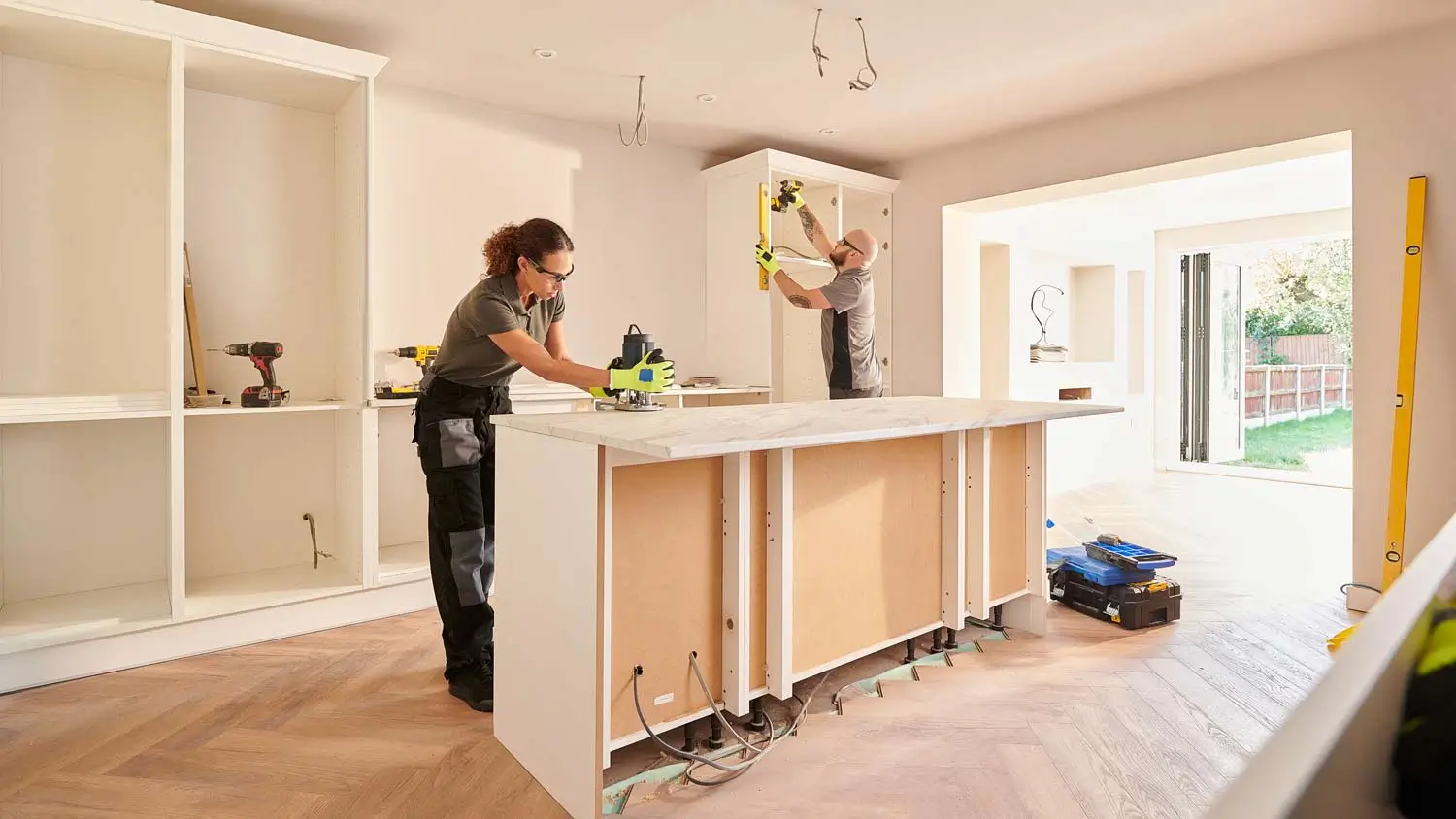 Luxury island kitchen finish — premium penthouse Dubai