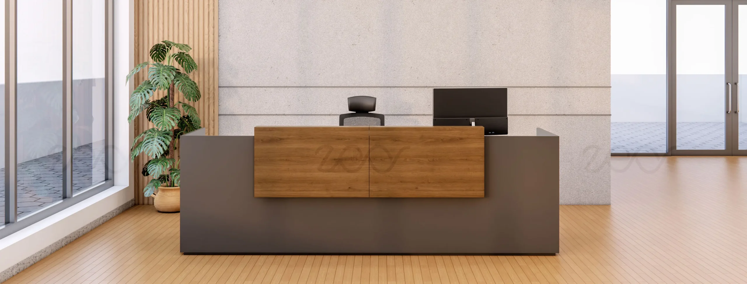 Modern Reception Counters Dubai