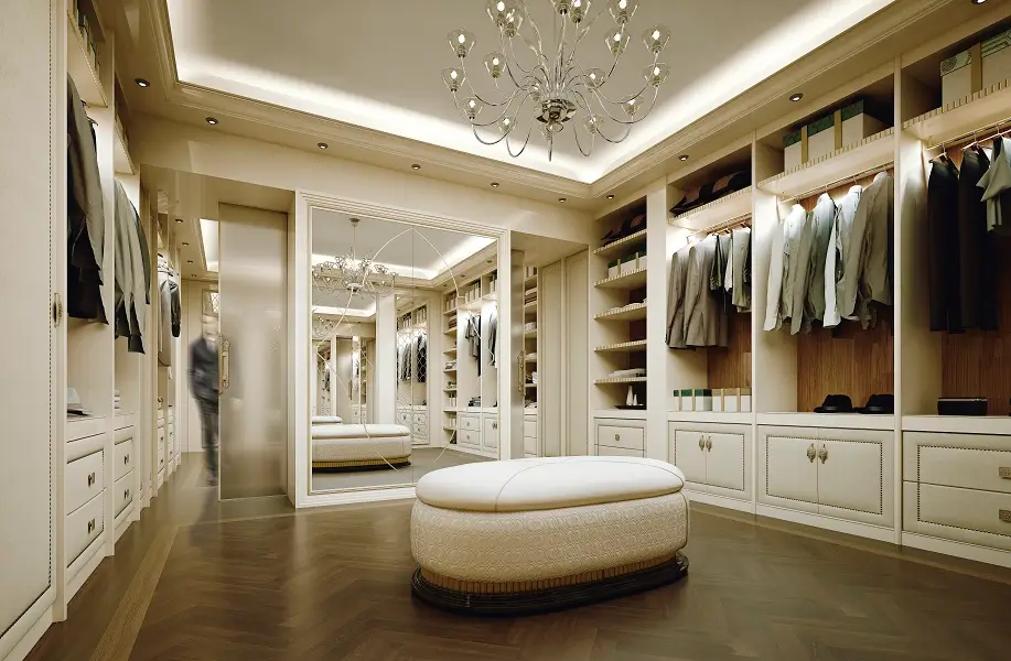 Custom built in wardrobes Dubai for modern bedroom interiors