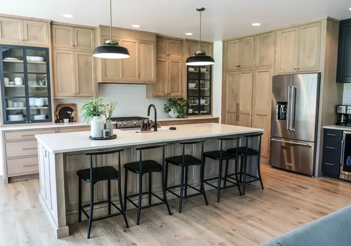 Custom kitchen full installation — featured Dubai villa project by Risala Furniture