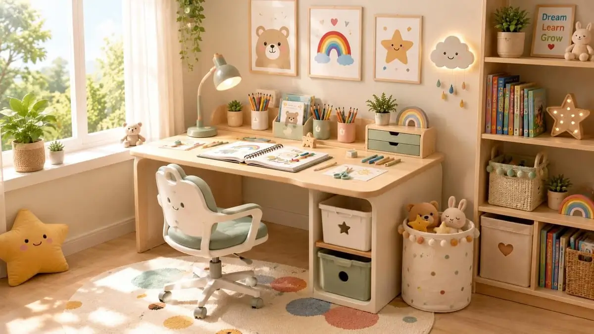 Kids bunk bed and storage installation — Dubai villa children's room