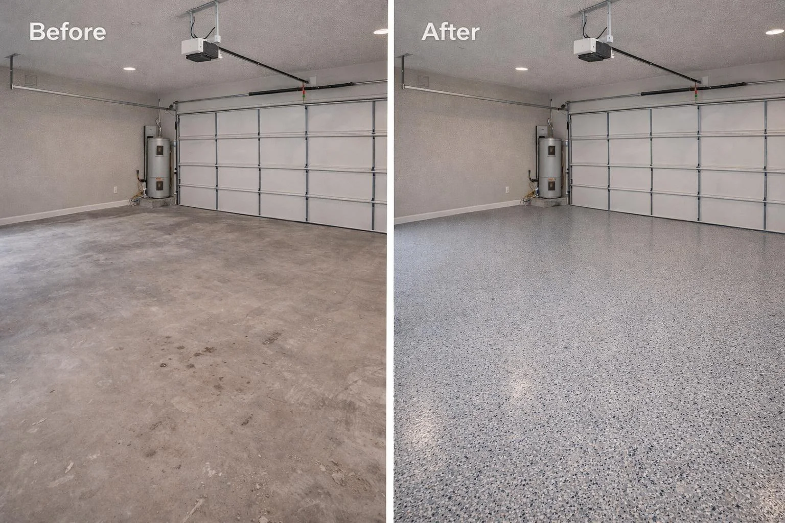 Floor after epoxy renovation