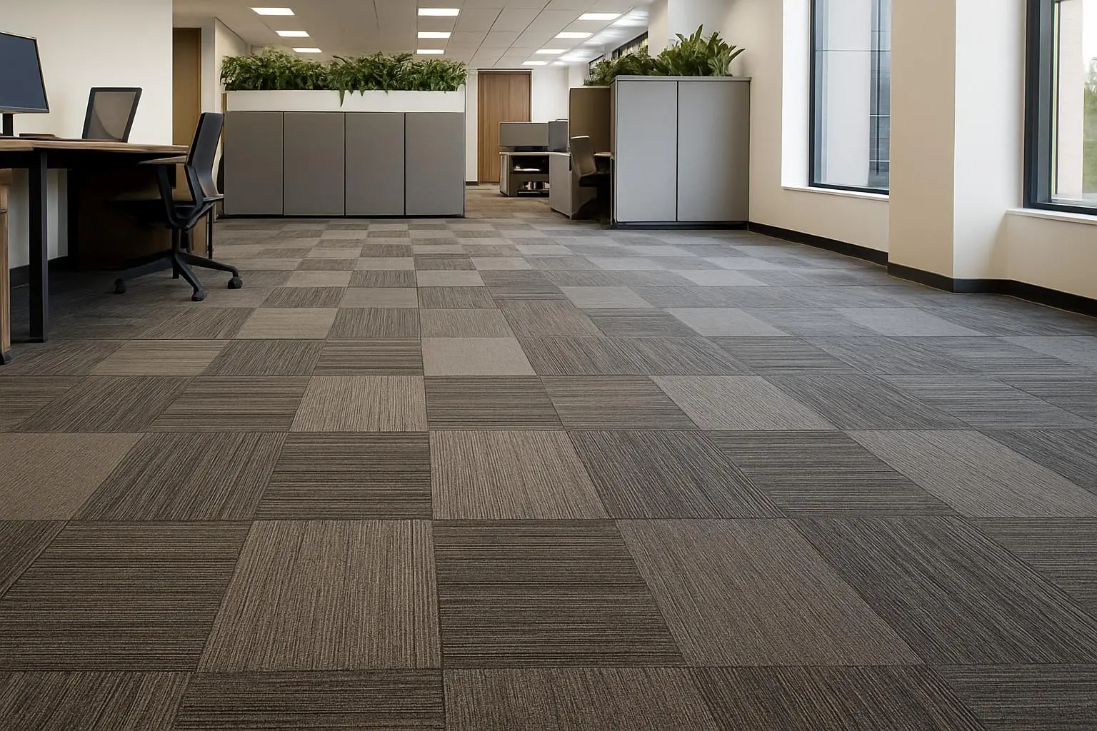 Premium carpet tiles for Dubai offices