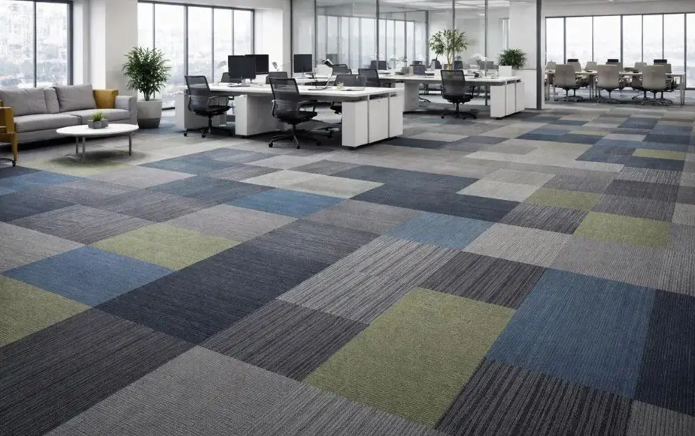 Premium carpet tiles for offices and commercial interiors Dubai