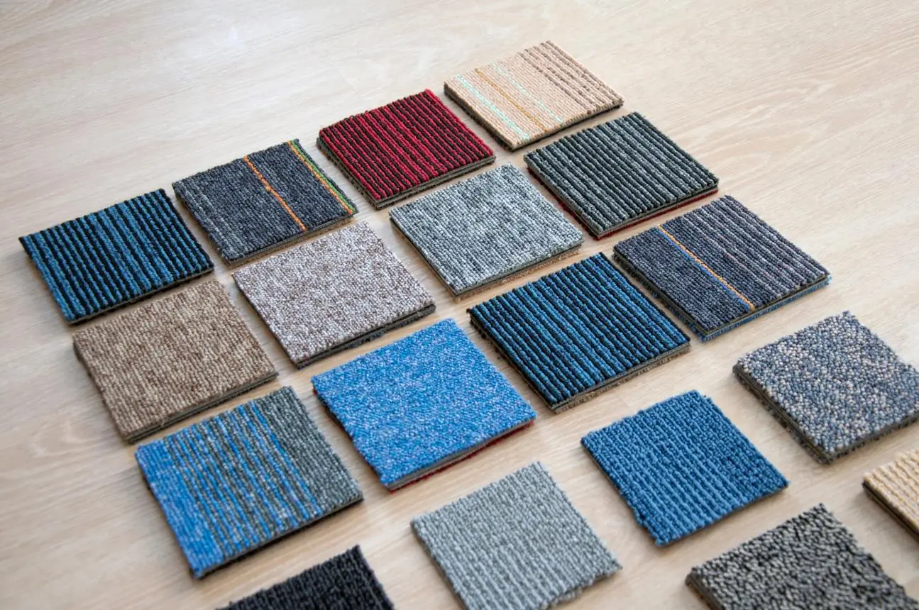 Modern carpet tile designs for commercial interiors Dubai