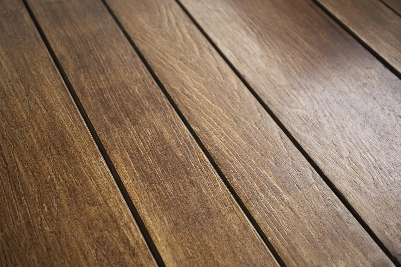 WPC decking close up texture detail
