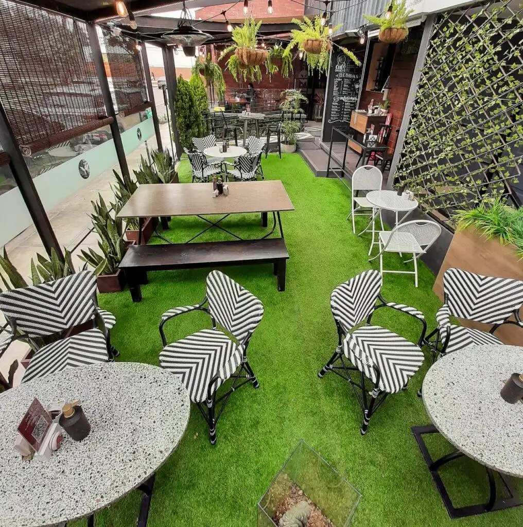 Commercial space grass carpet dubai layout