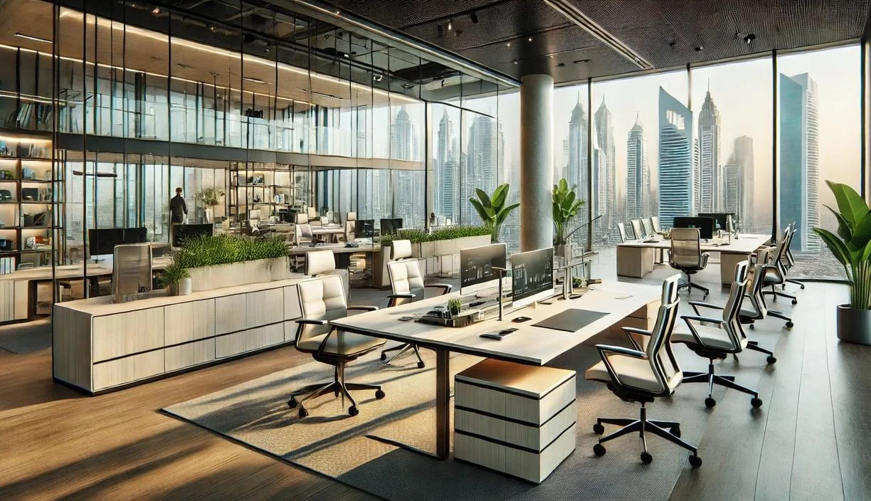 Commercial Furniture Dubai - Modern Corporate Office Interior Fitout