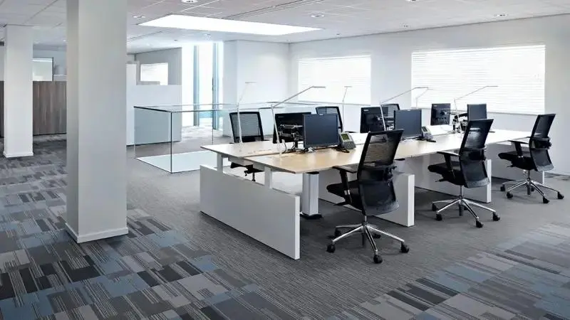 Completed office carpet project Dubai