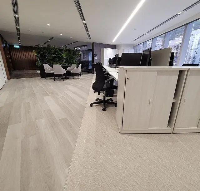 Completed office flooring project 1