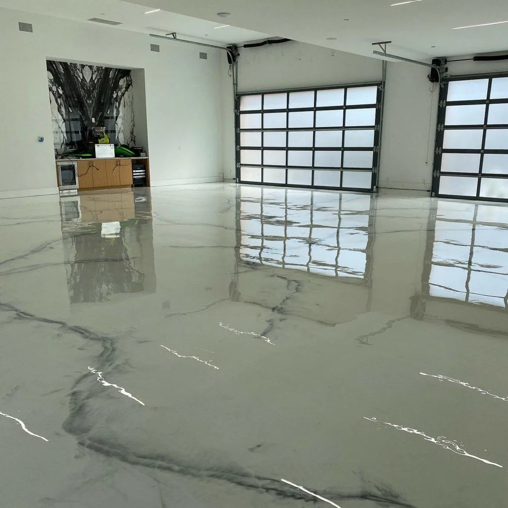 Completed epoxy flooring project 1
