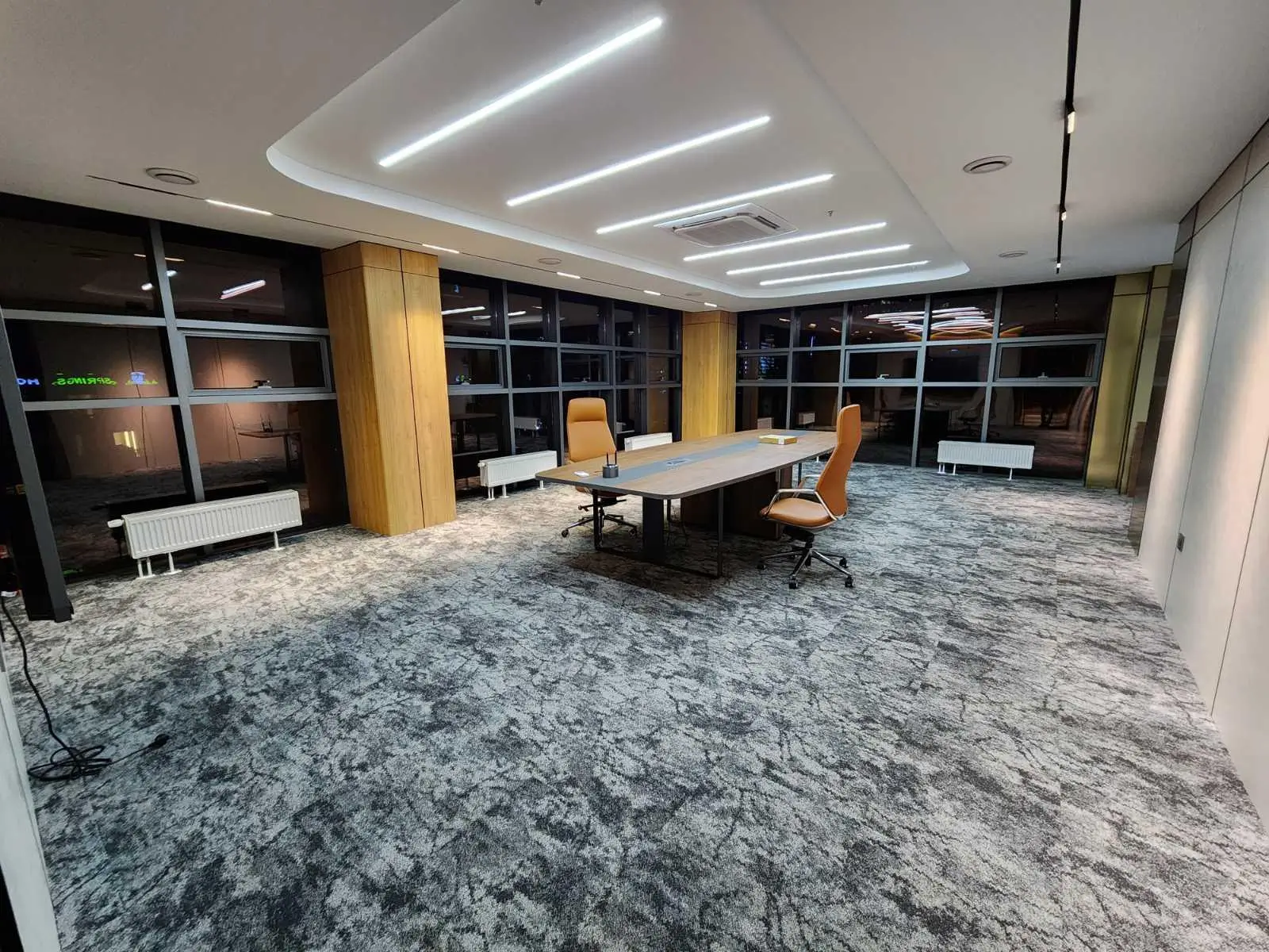 Completed luxury wall to wall carpet installation Dubai