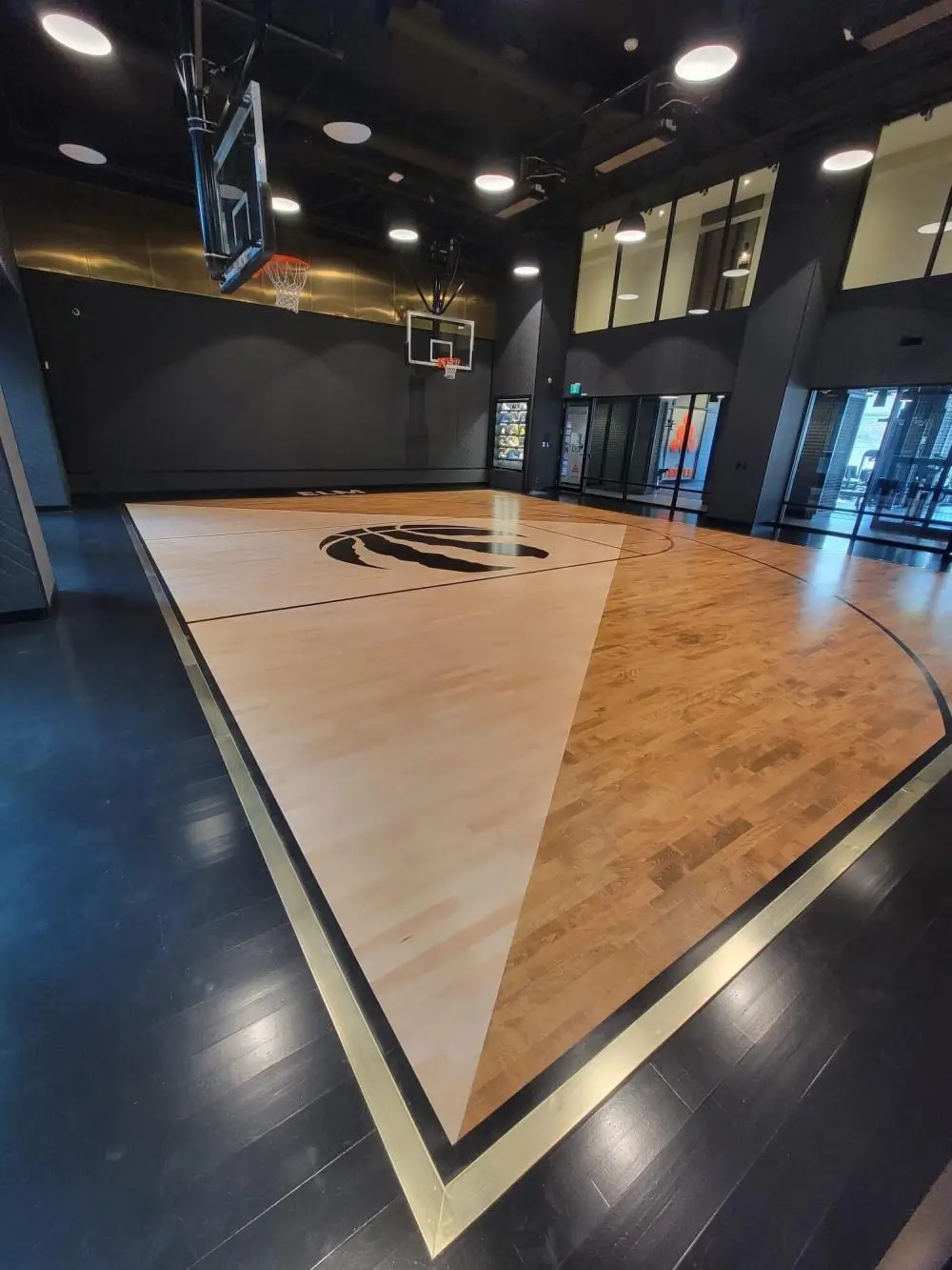 Completed sports flooring project in Dubai