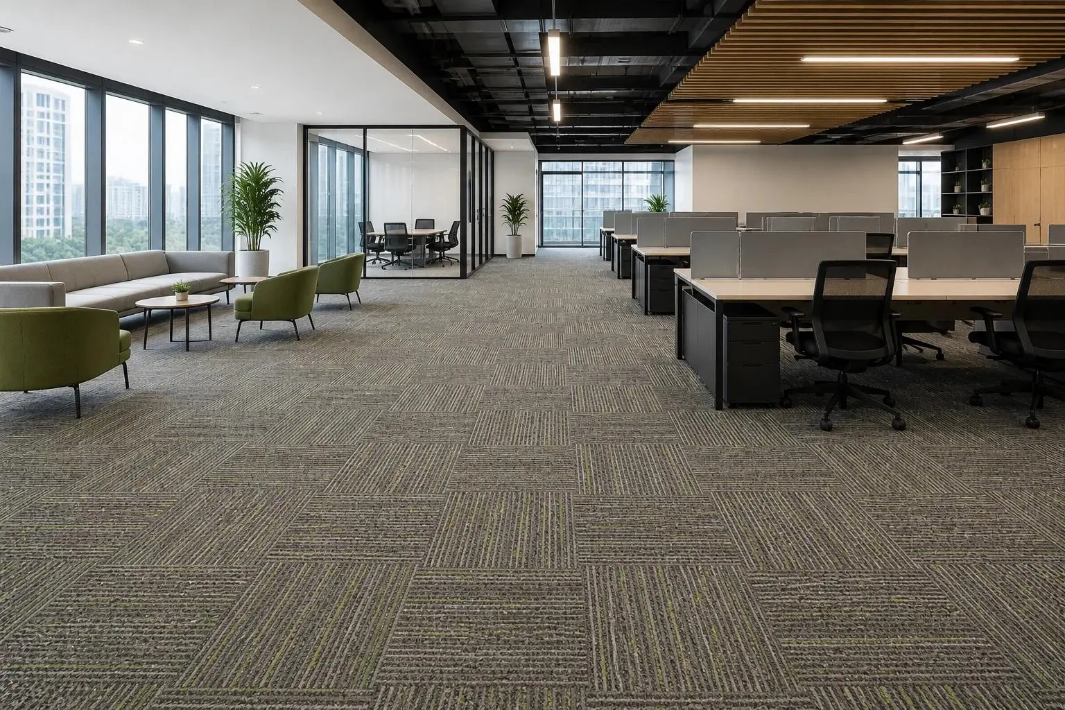 Corporate office wall to wall carpets Dubai