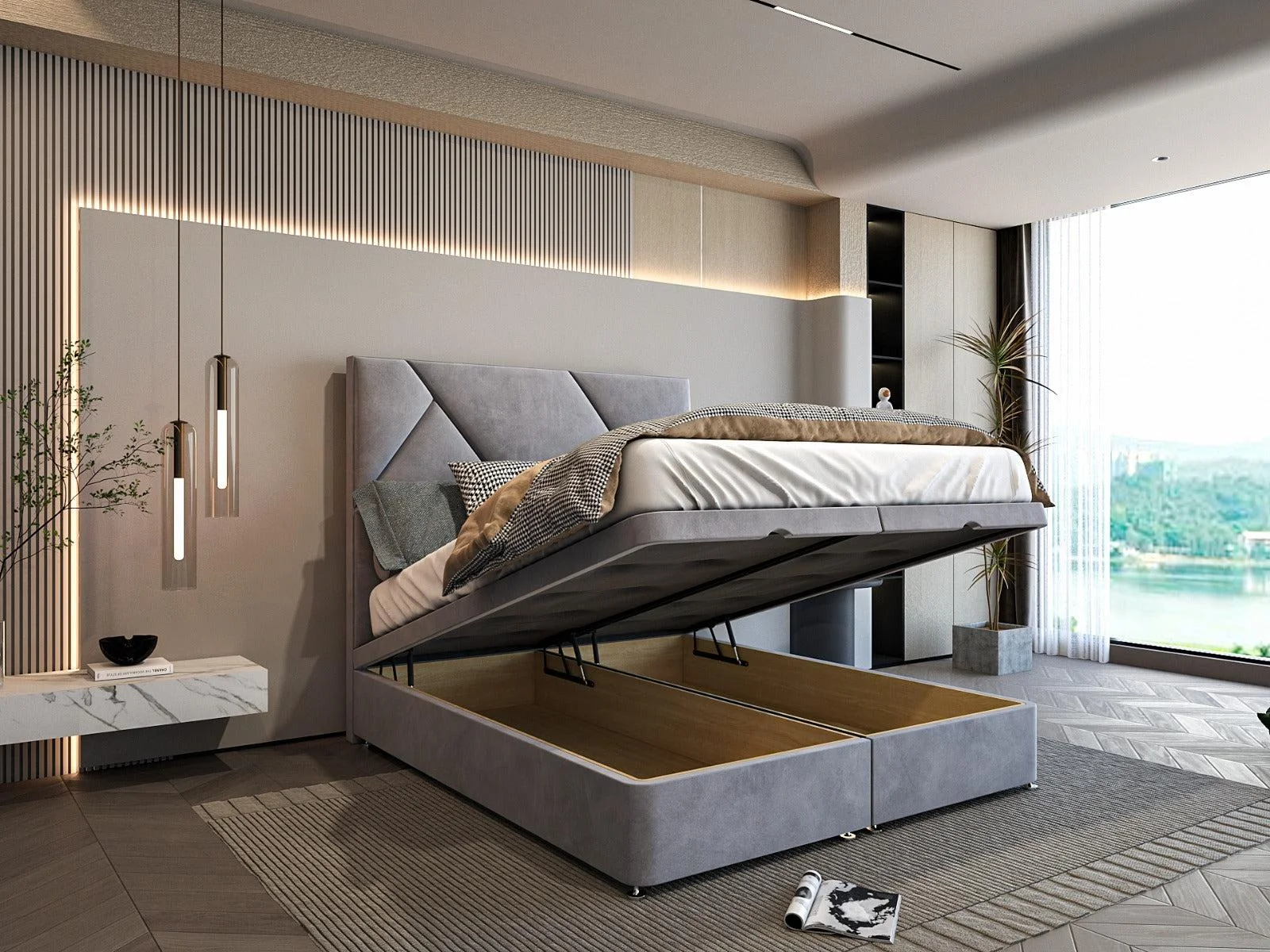 Custom storage bed design 3