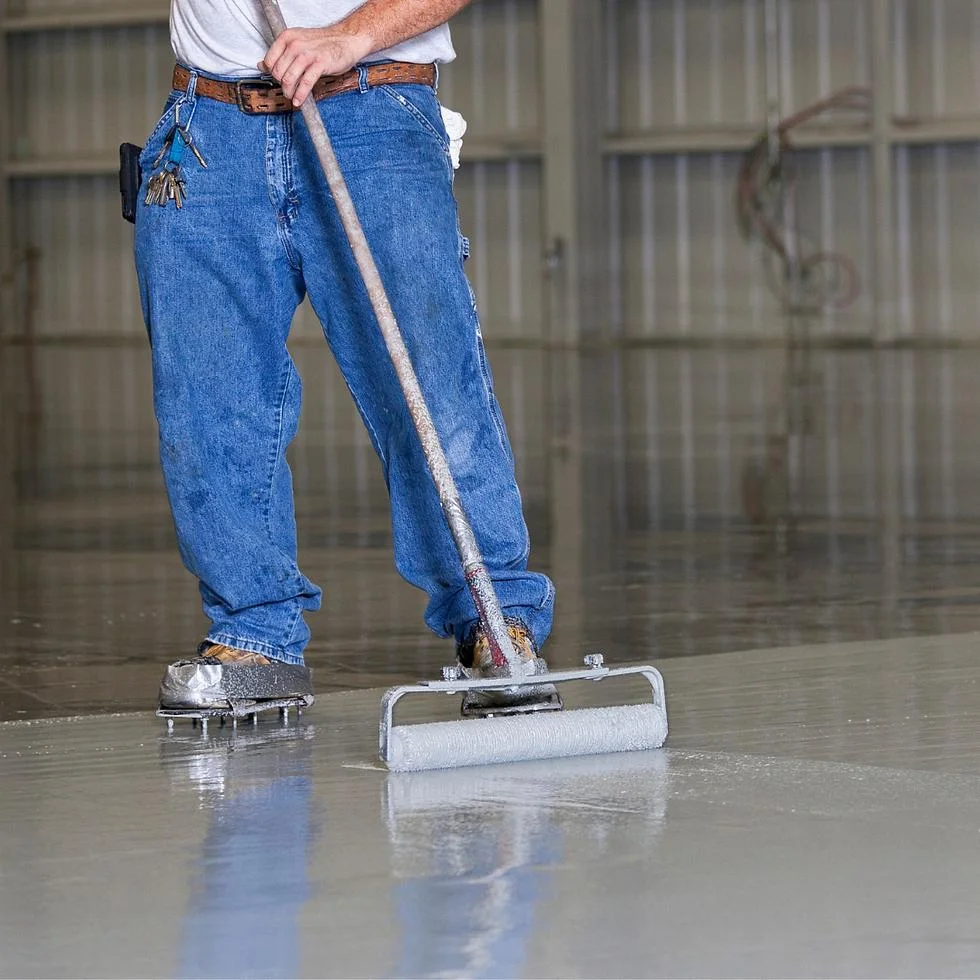 Epoxy flooring installation step 2