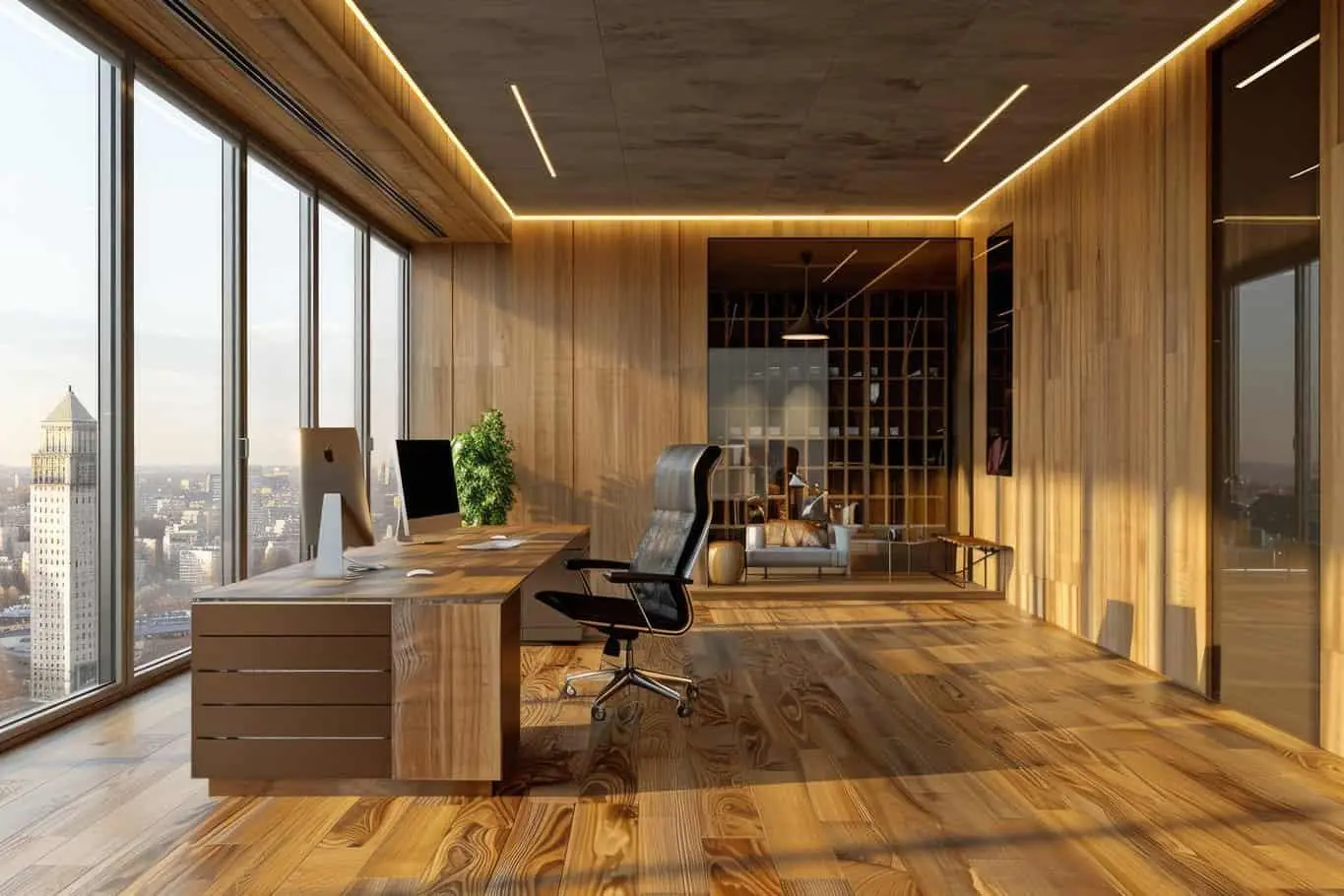 Executive office flooring detail 4