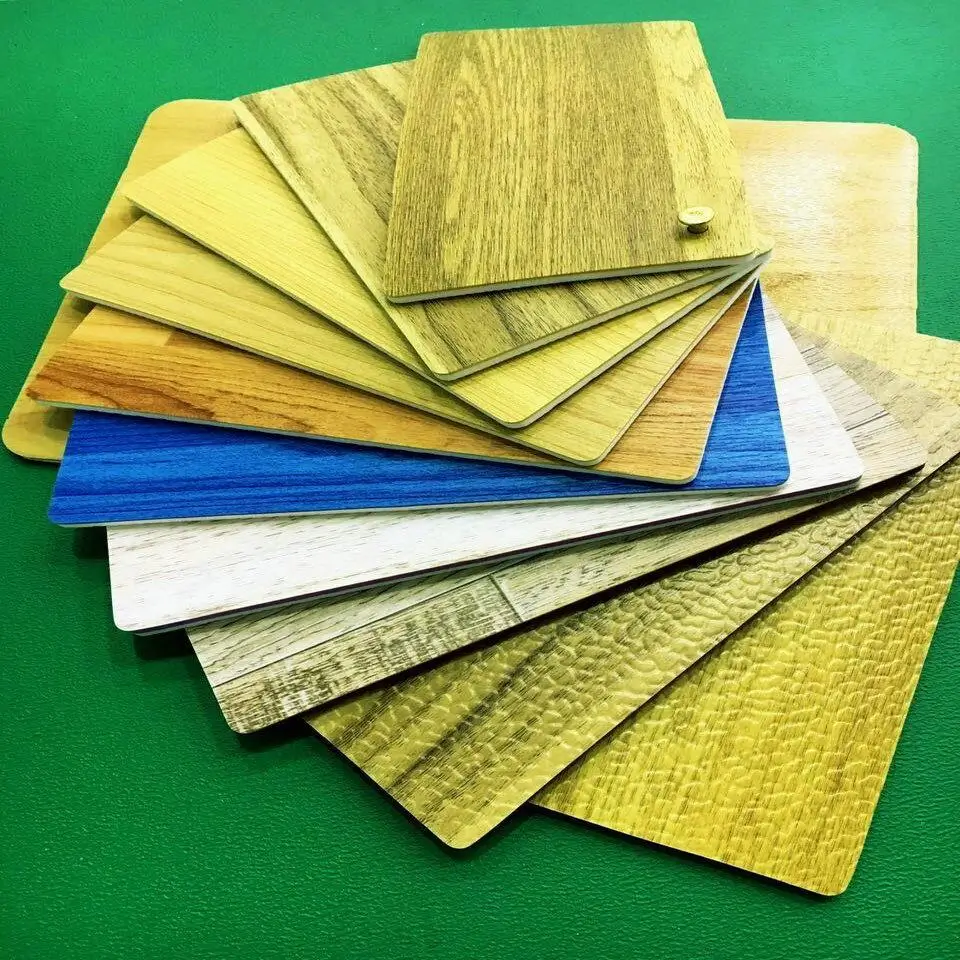 Sports flooring sample color swatches