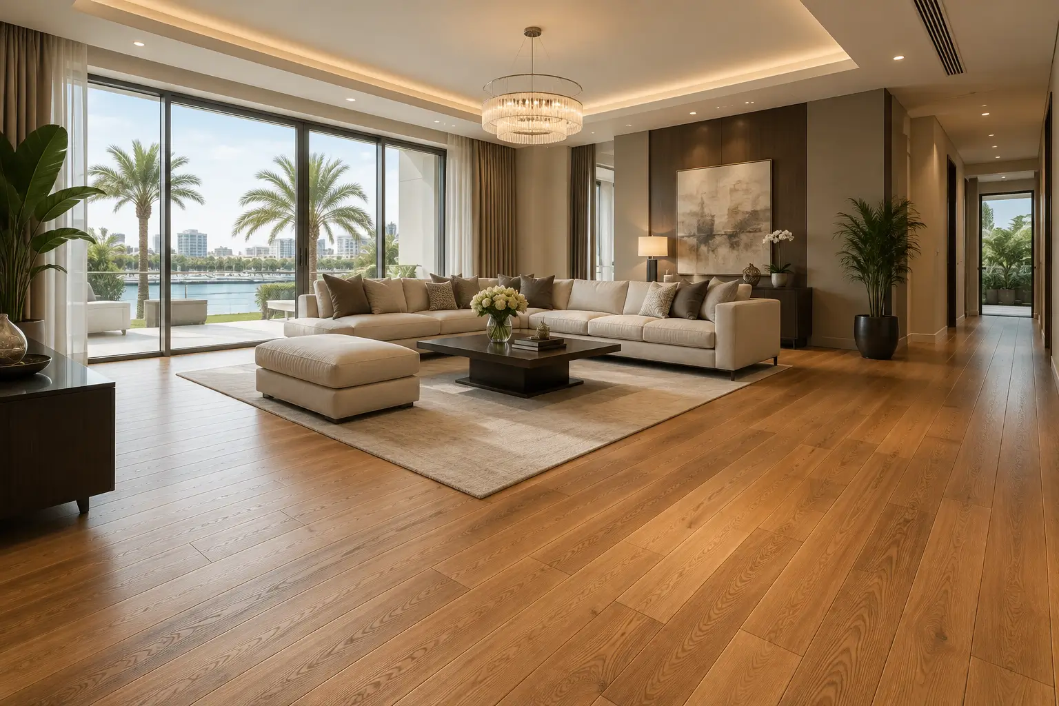 Engineered Wood Flooring Dubai Background