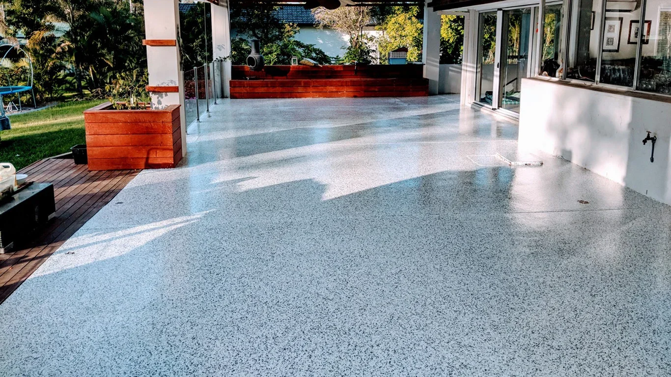 Premium epoxy flooring finish in Dubai