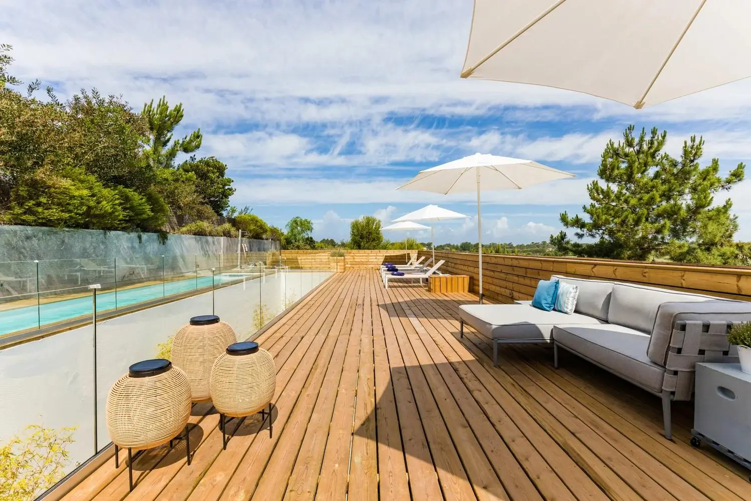 WPC decking flooring installation in Dubai