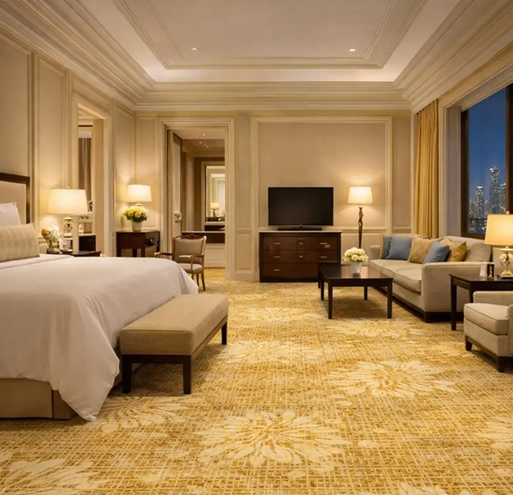 Hotel hospitality wall to wall carpets Dubai