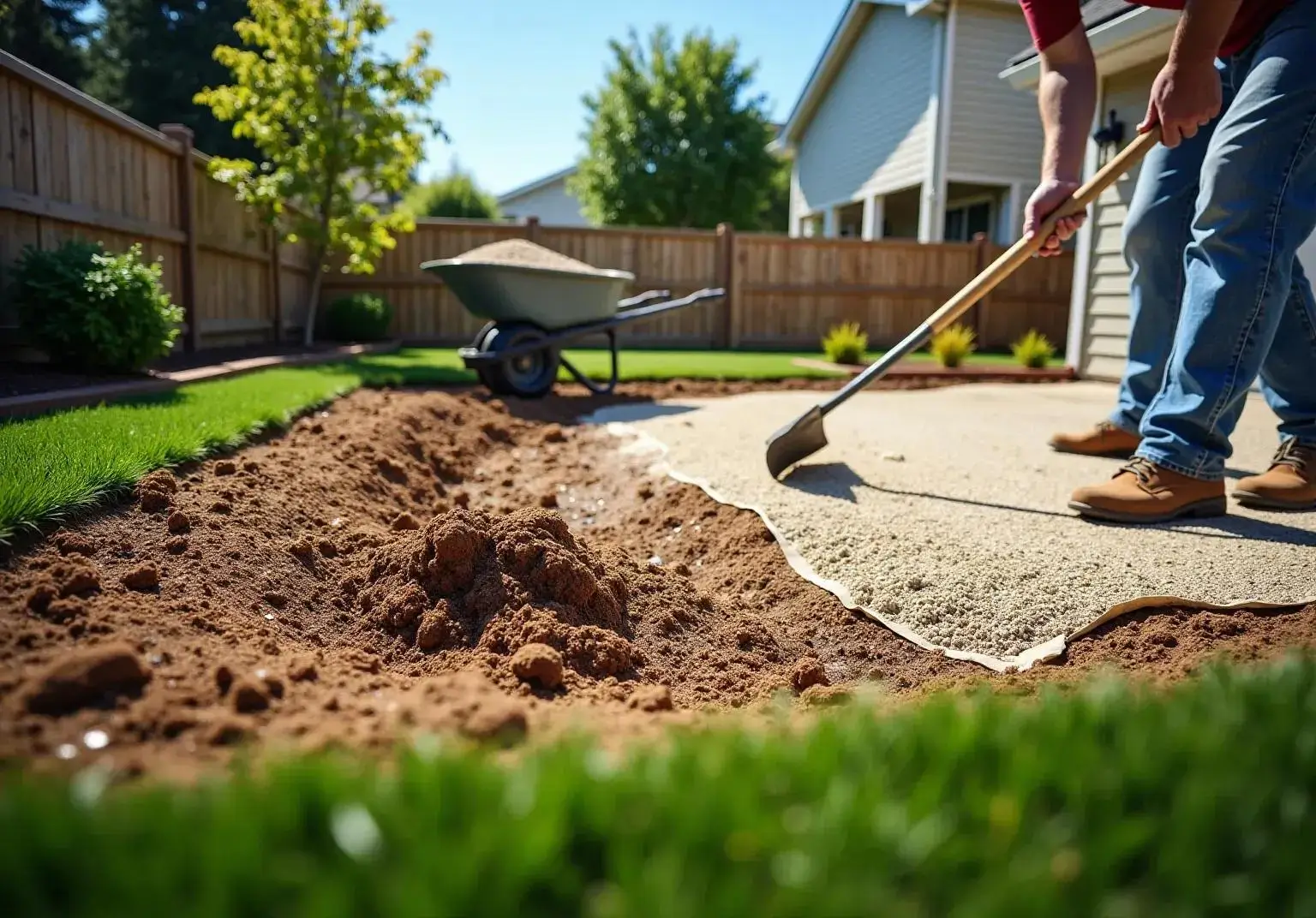 Professional grass carpet dubai installation team working