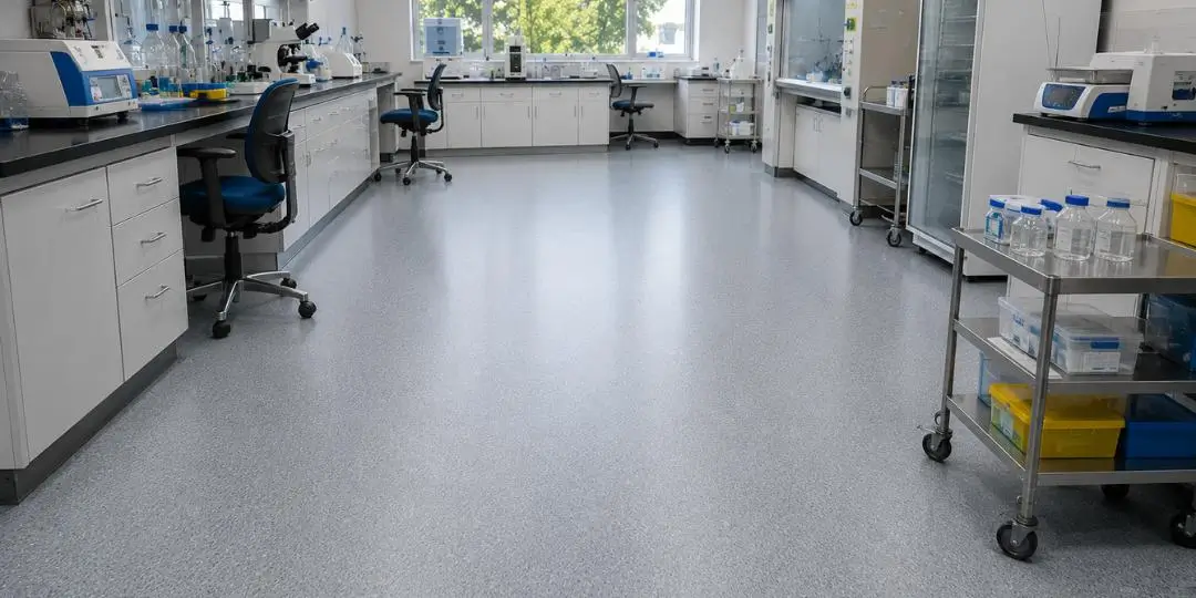 Hospital flooring texture and surface detail