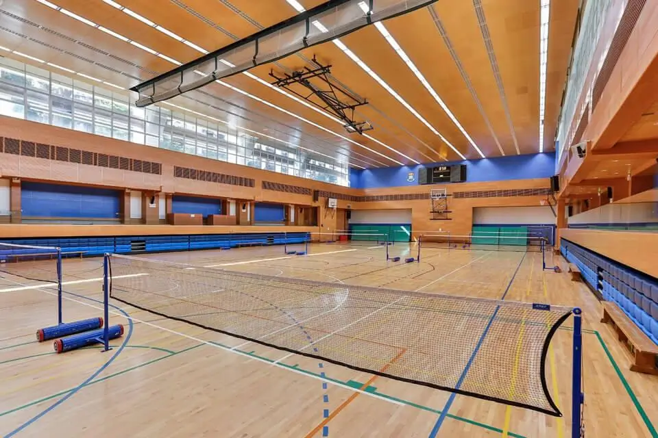 Multi sports hall synthetic floor installation