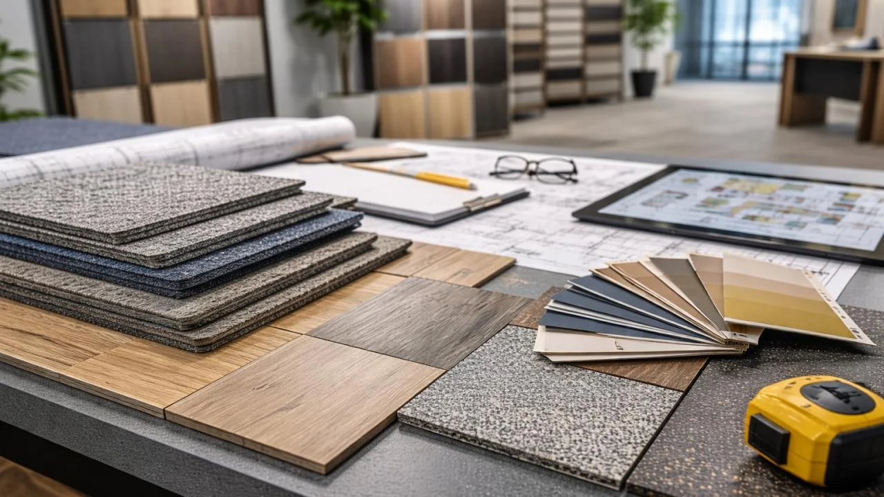 Raised access flooring system for offices