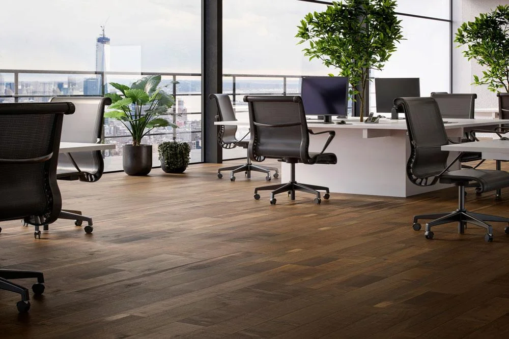 Open-plan office flooring detail 2