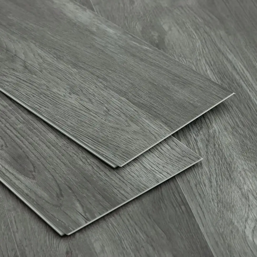 Close-up of flexible PVC flooring surface