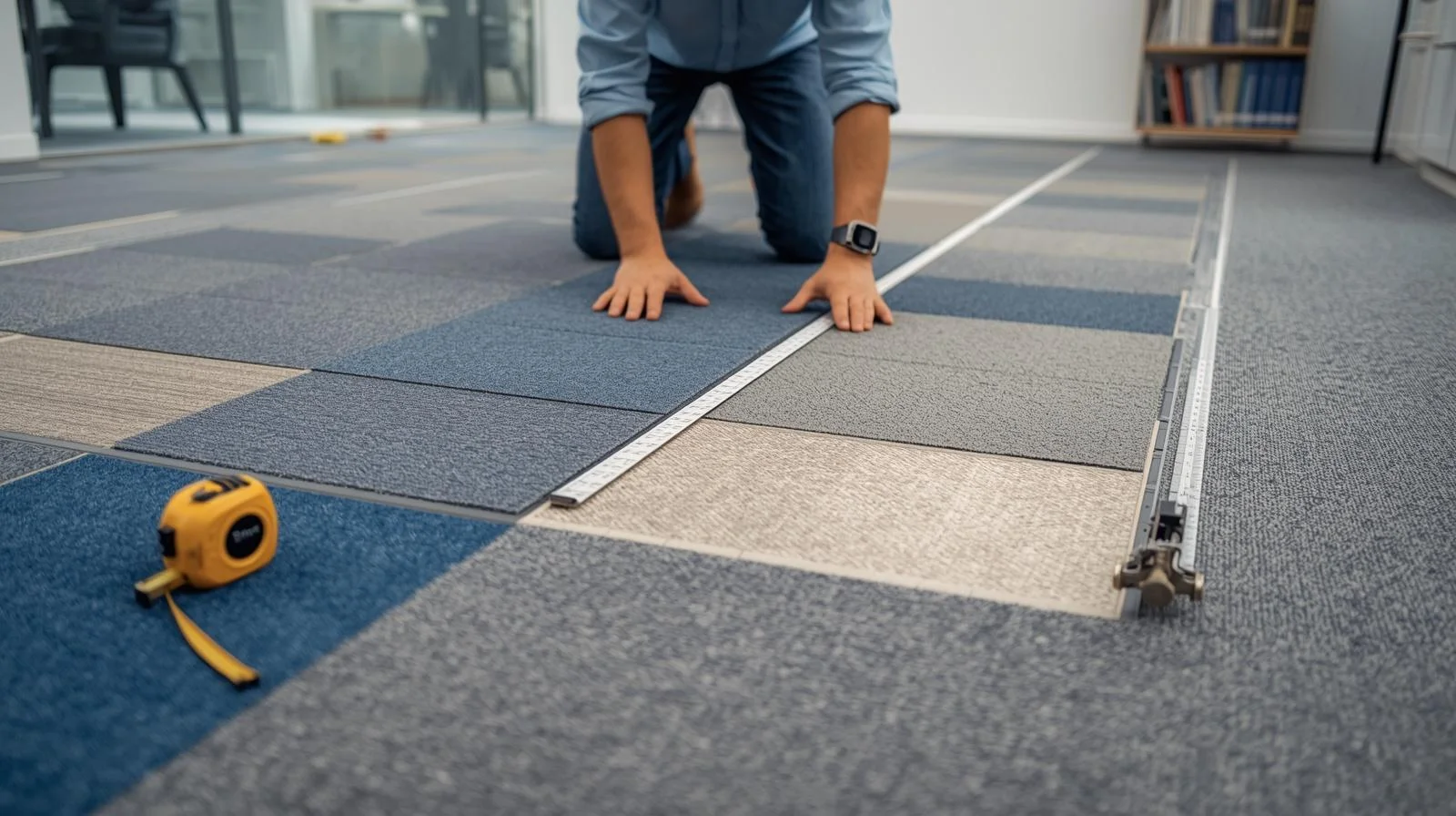 Professional office carpet fitting Dubai