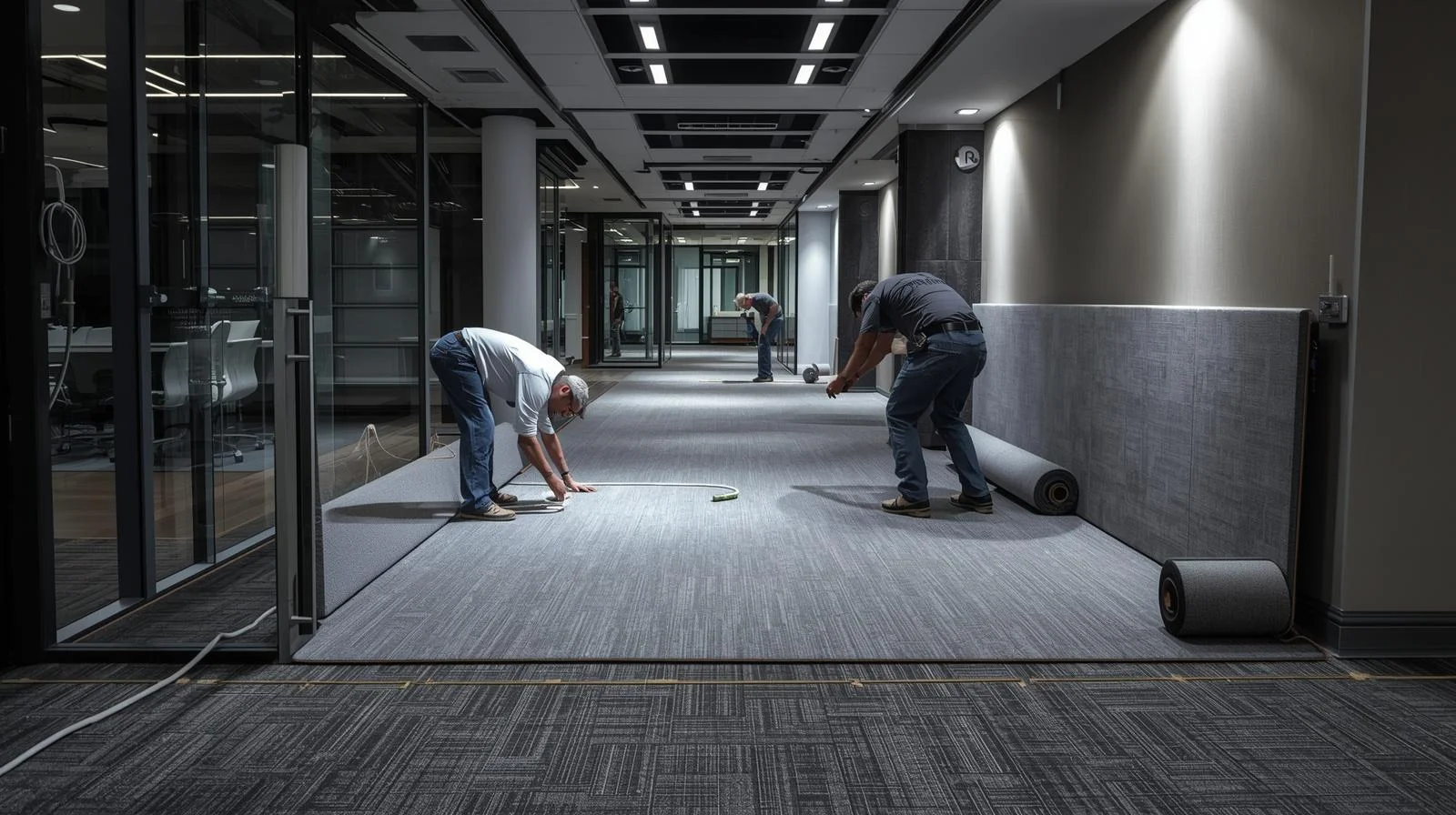 Office carpet fitting service UAE