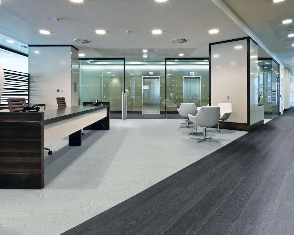 Reception area flooring detail 3