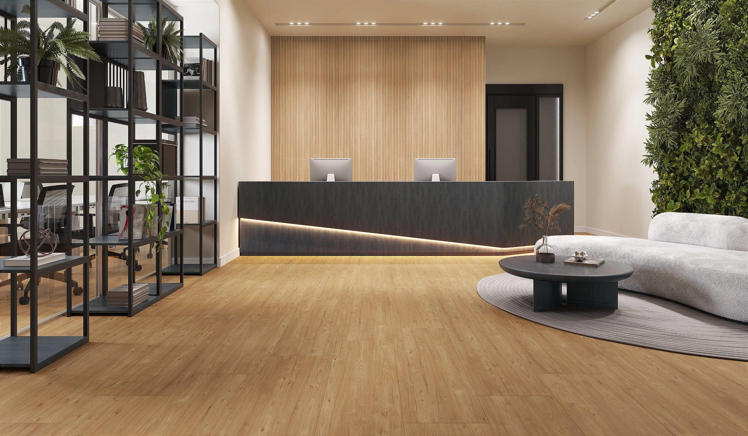 Reception area flooring detail 4