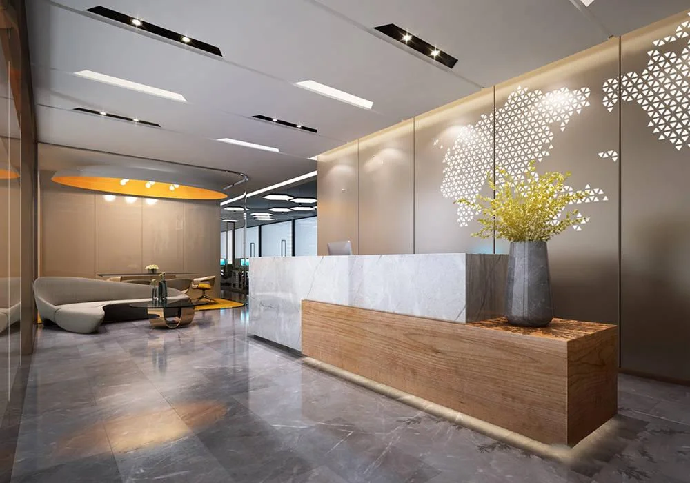 Modern Reception Desk Counter Dubai