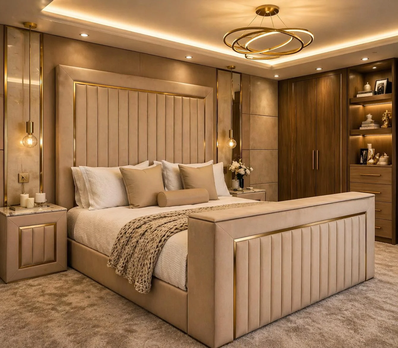 Residential custom bed project Dubai