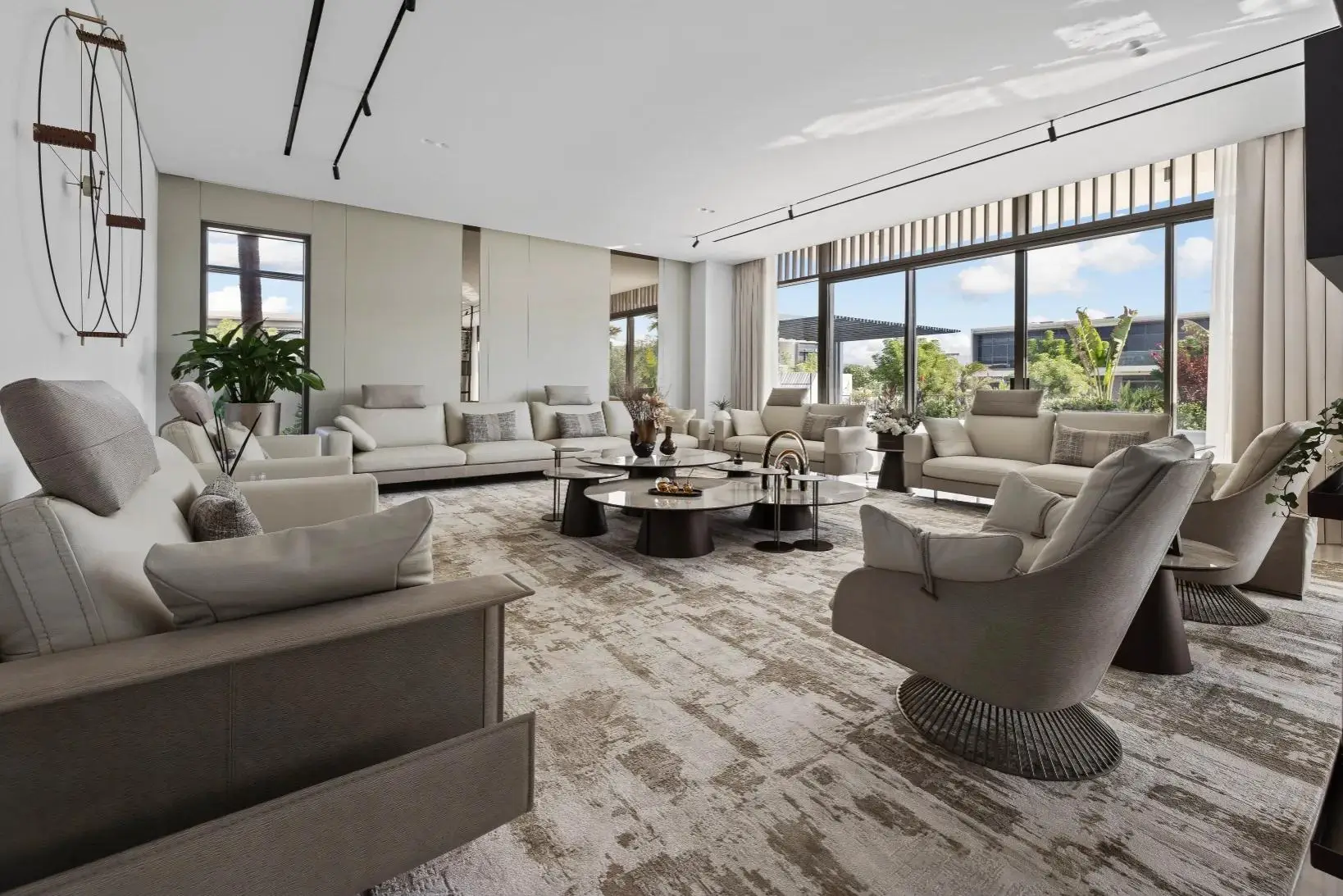Complete residential furniture Dubai interior setup