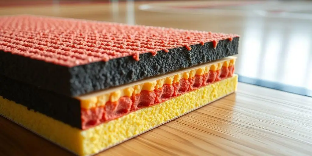 Sports flooring shock absorption detail 2