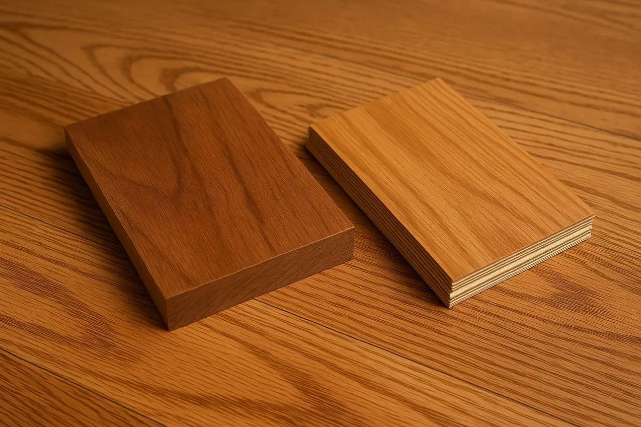 Comparison of solid hardwood flooring with engineered wood options in Dubai