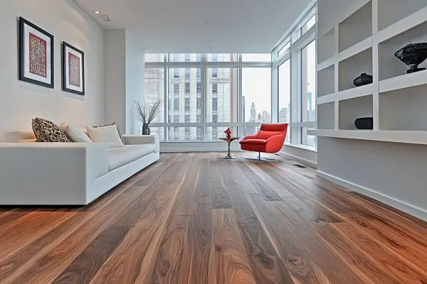 Waterproof SPC flooring suited for bathrooms and kitchens