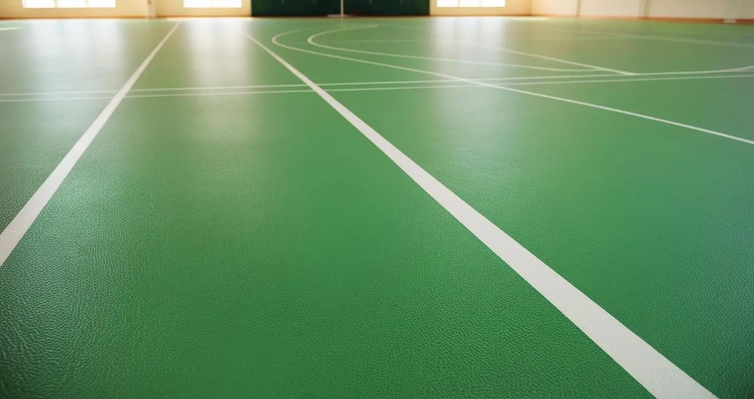Sports rubber flooring texture closeup