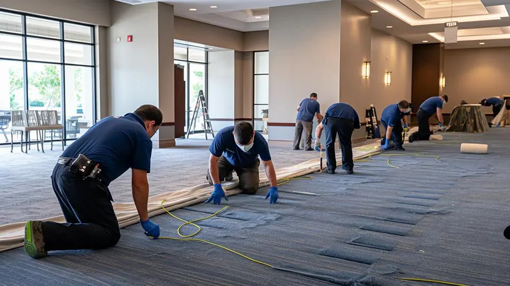 Premium office carpet solution by Risala Furniture Dubai