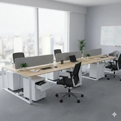 Modular Office Workstations Dubai - Cluster Desks